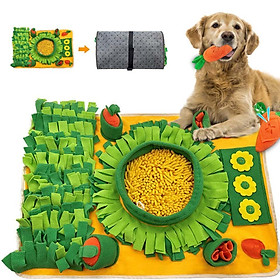 Dog Puzzle Mat Interactive Puppy Educational Training Toys Pet Supplies