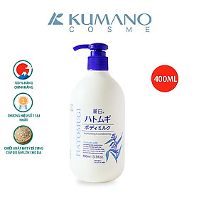 Sữa Dưỡng Thể Ban Đêm Hatomugi The Body Milk Hạt Ý Dĩ Nhật Bản (400ml)