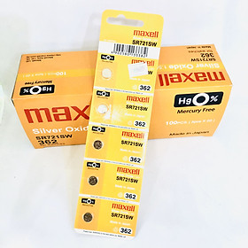 Pin Maxell Silver Oxide 1.55V SR721SW 362