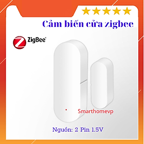 Cảm biến cửa sóng zigbee, điều khiển qua app tuya/smartlife