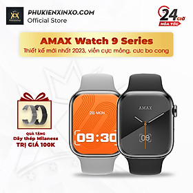Mua Đồng hồ thông minh AMAX Watch 9 vỏ thép không gỉ 49MM  nghe gọi trực tiếp  nhận thông báo  đo sức khỏe - Bảo hành 6T