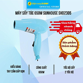 Máy sấy tóc 650W Sunhouse SHD2305 - Hàng Chính Hãng