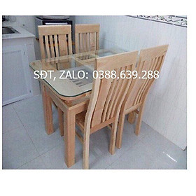 Bàn ăn gỗ sồi 4 ghế