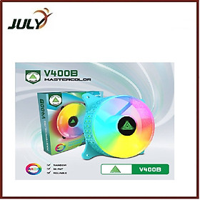 Mua QUẠT TẢN NHIỆT V400B LED RGB SIÊU HIỆN ĐẠI SỬ DỤNG ĐỂ HẠ NHIỆT CHO MÁY TÍNH CỦA BẠN-JL