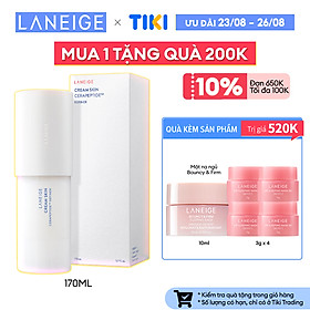 [Phiên bản cải tiến 180 độ] Nước Cân Bằng Dưỡng Ẩm Creamskin Cerapeptide Refiner Laneige 170ml