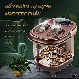 Bồn Massage Ngâm Chân Con Lăn Xoay Tự Động