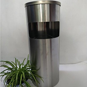 Mua Thùng rác inox tròn gạt tàn