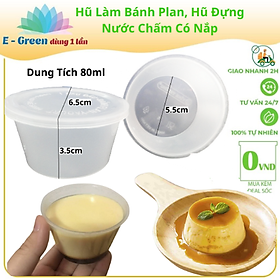 Mua Lốc 50 Hũ Làm Bánh Plan  Hũ Đựng Nước Chấm Có Năp Nhiều Kích Thướt  Tiện Lợi  Có Thể Tái Sử Dụng - Egreen Dùng 1 Lần