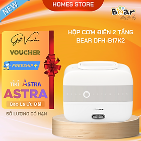 Mua Hộp Cơm Giữ Nhiệt Và Nấu Chín BEAR DFH-B17K2 Dung Tích 1.5 Lít Công Suất 270 W - Hàng Nhập Khẩu