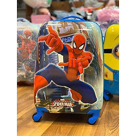 Vali kéo siêu nhân nhện cho bé trai (Loại 1-Cao cấp 2 Mặt In trước sau ) Có Sẵn