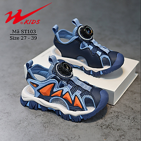 Giày sandal rọ bít mũi cho bé trai 3 - 12 tuổi W.Kids dáng thể thao khỏe khoắn năng động đi học đi biển mùa hè ST103