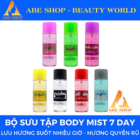 Body Mist DEAR BODY 250ml - Bộ Sưu Tập Tuần - Siêu Thơm - Hấp Dẫn - Xịt Khử Mùi Toàn Thân - Hương Ngọt Ngào