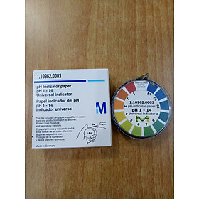 pH-indicator paper pH 1 - 14 Universal indicator - giấy do pH 1-14 dạng cuộn - Merck