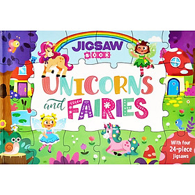 Jigsaw Book: Unicorns And Fairies