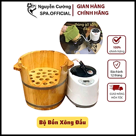 Bồn xông đầu gỗ, bồn xông dưỡng sinh
