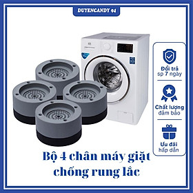 Mua Chân máy giặt chân kê máy giặt 4 miếng cao su cao cấp chống ồn chống rung