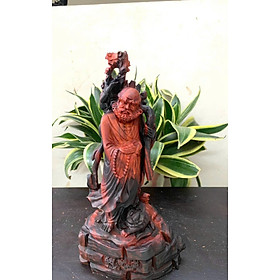 Mua Tượng đạt ma sư tổ bằng gỗ trắc đỏ đen kt cao 22cm