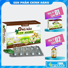 Mua Viên Uống Thảo Mộc ONG NÂU IVY ANDRO Xuyên Tâm Liên (Hộp 50 Viên) Hỗ Trợ Giảm Ho  Giảm Đờm  Đau Rát Họng