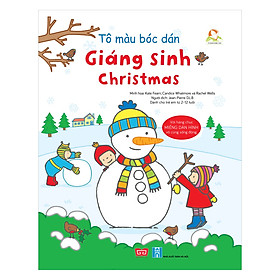 Tô Màu Bóc Dán - Giáng Sinh - Christmas