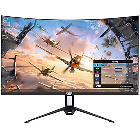 Mua Màn hình máy tính LCD VSP VL24 Cong Full Viền  (1920x1080  75Hz  HDMI  VGA)  - Hàng Chính Hãng