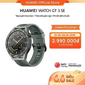 Mua Đồng hồ thông minh HUAWEI WATCH GT 3 SE | Tập luyện khoa học | Theo dõi giấc ngủ | Pin lên đến 2 tuần | Hàng Chính Hãng