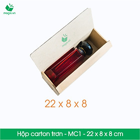 Hình ảnh MC1 - 22x8x8 cm - 25 Thùng hộp carton trơn đóng hàng