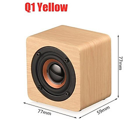 Hệ thống âm nhạc loa bluetooth của Soundbar Bluetooth 20W Hifi Stereo Stereo bao quanh LED LED LODER LOO Color: Q1 Yellow
