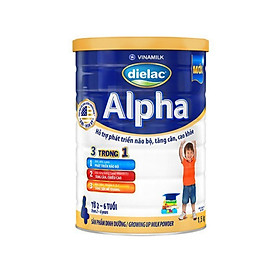 HỘP SỮA BỘT VINAMILK DIELAC ALPHA 4 1,5KG CHO TRẺ TỪ 2- 6 TUỔI