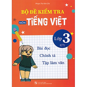 Sách - Bộ đề kiểm tra môn Tiếng Việt lớp 3 (Chân trời)