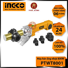 Mua Máy hàn ống nhựa INGCO PTWT8001 Máy hàn nhiệt 800W  điều chỉnh nhiệt từ 0-300 độ  kèm 1 bộ socket nhiệt 16  20  25  32mm