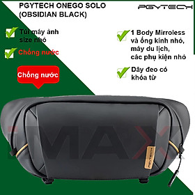 Túi máy ảnh PGYTECH OneGo Solo (Obsidian Black) - 3L (Hàng chính hãng)