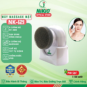 Máy Massage Mặt, Nâng Cơ Điện Di Tinh Chất Làm Trẻ Hóa Da Kết Hợp Rửa Mặt Nikio NK-121