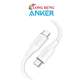 Cáp USB Type-C to USB Type-C Anker PowerLine III Flow 0.9m A8552/1.8m A8553 - Hàng chính hãng