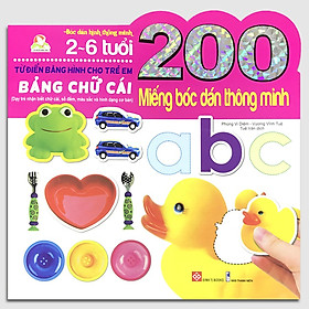 Sách 200 miếng bóc dán - bảng chữ cái