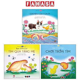 Combo Sách Ehon - Chuyện Của Cún Pi + Bạn Chim Cút Tìm Quà Tặng Mẹ + Bạn Chim Cút Chơi Trốn Tìm (Bộ 3 Cuốn)