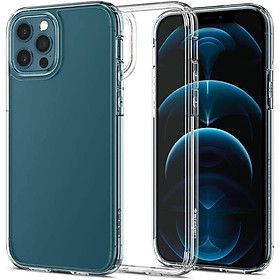 Ốp Lưng Kính Cường Lực Trong Suốt, Viền Máy Dẻo, Chống Trầy Xước, Va Đập Dành Cho Iphone 12/ 12Mini/ 12Pro/12 Pro max/ 7/8SE 2020 Hàng Chính Hãng Helios
