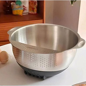 Mua Rổ vo gạo inox Vogue Ella 24cm Hàng Chính Hãng