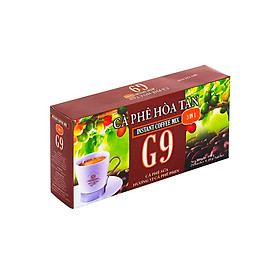Cà phê hòa tan 3in1 - G9 hộp 25 gói 16gr