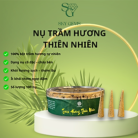 Nụ Trầm Hương Loại VIP – Hộp 100 Nụ – Trầm Tự Nhiên, Hương Trầm Ấm, Sạch – Thanh Lọc Không Gian