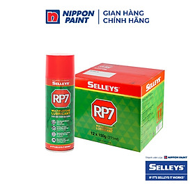 Mua Thùng 12 Chai Xịt Chống Rỉ Sét Và Bôi Trơn RP7- Hàng chính hãng SELLEYS - Trọng lượng 150g/Chai