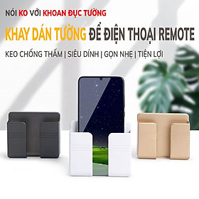 Mua Kệ Dán Tường Đa Năng Giá Để Điện Thoại  Remote Khay Dán Tường Tiện Lợi- Khay Đựng Đa Năng Dán Tường không khoan đục Hàng chính hãng