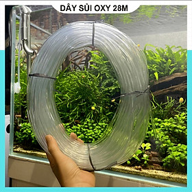 1 Cuộn Dây Sủi Oxy | Dây Dẫn Khí CO2 Trong Suốt, Cho Hồ Cá Cảnh, Hồ Thủy Sinh dài 28m