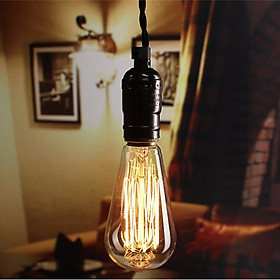 Mua Bóng đèn LED  ST64 trang tri 3 màu Vàng  Xanh lá  Xanh dương đui E27