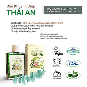 Dầu Khuynh Diệp Thái An Plus [An toàn cho cả trẻ sơ sinh] Giúp làm ấm, giảm ho, xua đuổi muỗi (C/30ml)