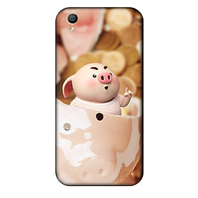 Ốp lưng nhựa cứng nhám dành cho Oppo Neo 9 A37 in hình Heo Heo