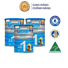 Combo 3 Hộp Sữa Dê Goat Infant Formula 1 ROYAL AUSNZ Bổ Sung Dinh Dưỡng Giúp Trẻ Khỏe Mạnh 800g/hộp