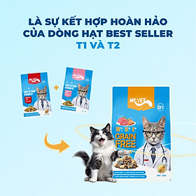 1KG HẠT KHÔNG ĐỘN NGŨ CỐC MIX TOPPING DÀNH CHO MÈO MR.VET G1