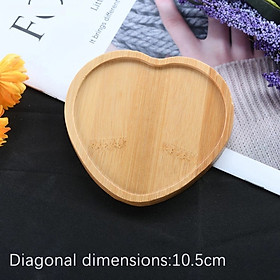 Khay trà, Dĩa tre / Đế lót ly trang trí đựng bánh, food, khay đựng trà, coffee, bánh ngọt, đế lót chậu cây cho bàn làm việc, bàn trang điểm makeup pots garden