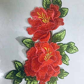 Hoa thêu mẫu đơn