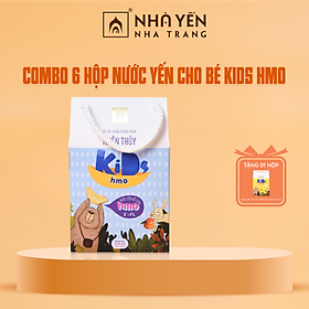 COMBO 6 hộp Nước yến cho bé Thiên Thủy Kids HMO - Nhà Yến Nha Trang